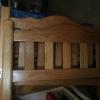 Solid oak bed