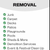 Junk removal dump runs hauling  offer Professional Services