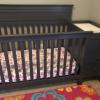 Crib with changing table and drawers