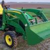 2008 John Deere 3120 with Loader & Bucket & Bushhog offer Lawn and Garden