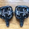 Shimano cycling shoes and clipless pedals