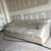 Large White Sofa with 5 Large pillows offer Home and Furnitures