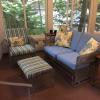 Outdoor Patio Set: Loveseat and chair offer Home and Furnitures