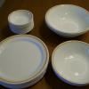 corning dinnerware set-beige trim offer Home and Furnitures