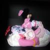 Minnie  motorcycle diaper cakes
