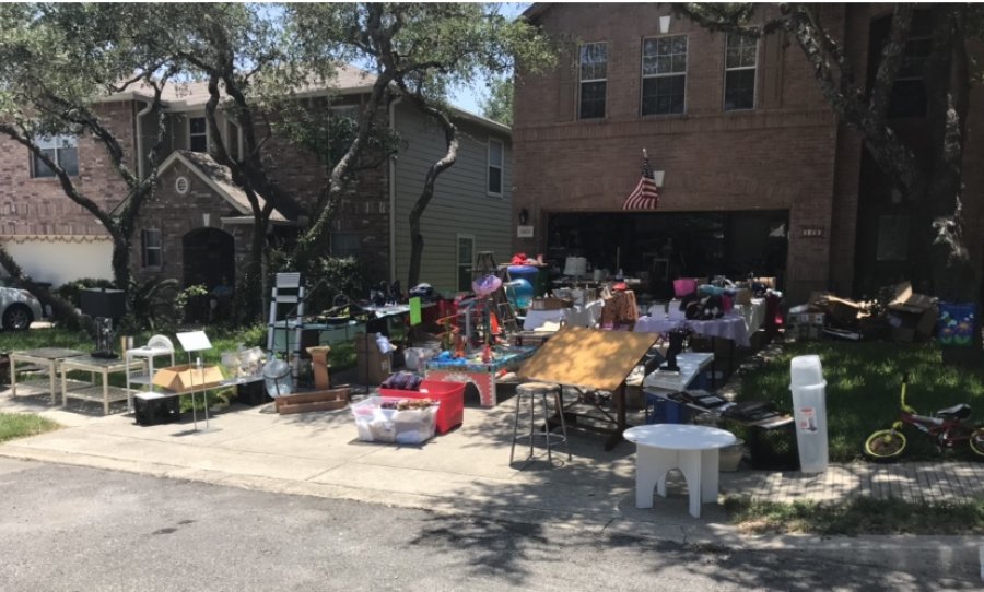 HUGE Garage Sale San Antonio Classifieds 78250 8426 Bluestone Bay