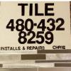 Ceramic tile installation 