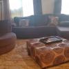 ROSWELL MOVING SALE - 3 PIECE COUCH + OTTOMAN 