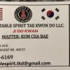 Indomitable spirit Tae Kwon Do 