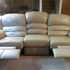 Leather couch  offer Home and Furnitures