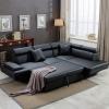 Sofa Sectional Sofa Living Room Furniture Sofa Set Leather Futon Sleeper Couch Bed Modern Contemporary Upholstered  offer Home and Furnitures