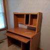 Small computer desk and hutch. offer Home and Furnitures