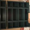 Solid Wood Bookshelf - Mahogany painted blue. offer Home and Furnitures