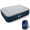 Active Era Premium Queen Size Air Mattress – Elevated Inflatable Air Bed, Electric Built-in Pump, Raised Pillow & Struct