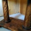 Late 1800 Oval Empire Rock Maple Parlor Table
