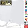 [Upgraded 2019] 1byone Digital Amplified Indoor HD TV Antenna, Amplifier Signal Booster Support 4K 1080P UHF VHF Freevie offer Home and Furnitures