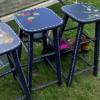 Painted Bar Stools