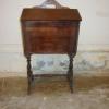 sewing box, antique wood circa 150 yrs