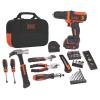 BLACK+DECKER 12V MAX Drill & Home Tool Kit, 60-Piece (BDCDD12PK) offer Tools
