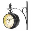 Metal Frame Wall Clock offer Home and Furnitures