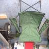 Green folding canvas outdoor chair
