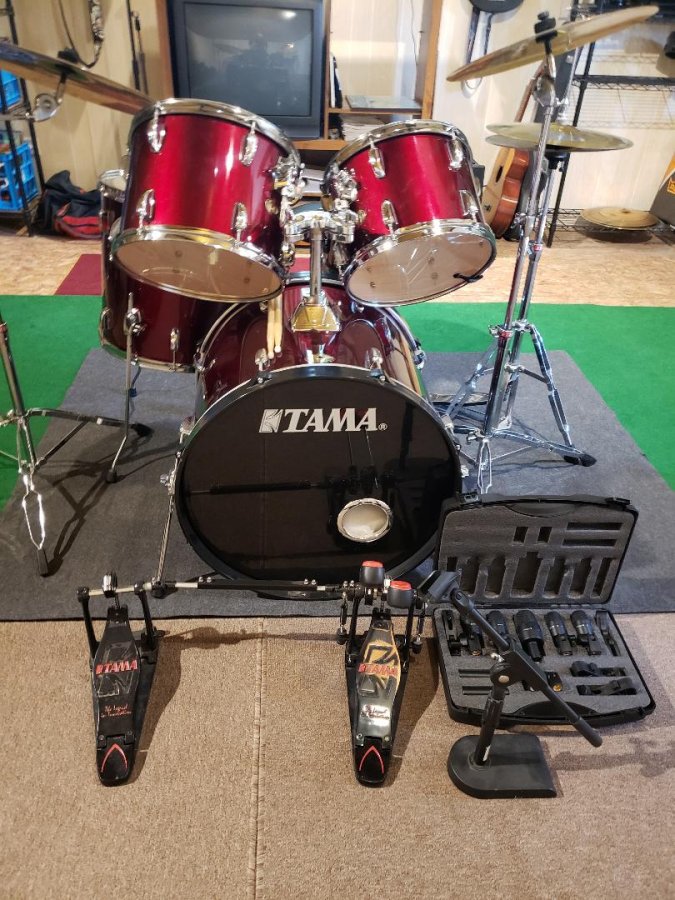 TAMA swingstar 5 piece drum set with extas | Joliet Classifieds 60435/