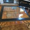 GLASS  SQUARE COFFEE TABLE