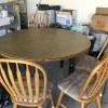 60” Round Pine Table