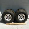 4 Dick Cepek Mud Country 285 16 Tires with Mickey Thompson Wheels