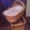 Wicker Basinet 