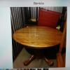 Dining room table with extension and. 6 chairs 