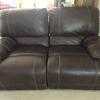 Love seat leather