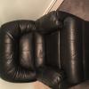 Black leather rocker recliner offer Home and Furnitures