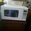 Small white microwave oven
