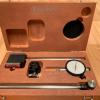 Starrett 657E Magnetic Base and Upright Post Assembly, With Inch Reading Indicator 25-131J  iWith its Woddeden Box