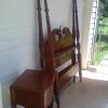 5 PIECE ANTIQUE BEDROOM SET, 2 four poster twin beds, etc. offer Home and Furnitures