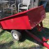 Toro wheel horse tilt yard trailer