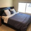 King bed frame with large side drawers 
