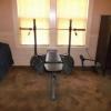 315 lb Olympic Weight Set with Bench & (2) 25 lb Dumbells