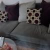 Beautiful Long Grey Couch