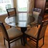 Canadel Table & chairs (2 stools also matching )  offer Home and Furnitures