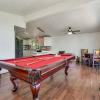 Beautiful 8ft Red Felt Pool Table