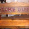 'TIME OUT' Bench...... Like New.....A Little Dusty From Sitting Around, It's Never Really Been Used, It's In Mint Condit offer Home and Furnitures
