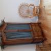 Country french fruitwood bedroom set includes beautiful armoire