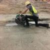 Concrete cutter/tile helper