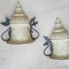 Set of 2 wall sconces for indoor or lanai decoration