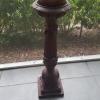 Standing candle stand with candle
