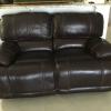 Power Reclining Dual Leather Sofa/Loveseat