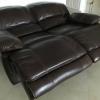 Power Reclining Dual Leather Sofa/Loveseat