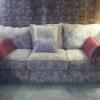 2 massive matching  barely used 7.5 ft 3 cushion couches with all the pillows seen included   offer Home and Furnitures